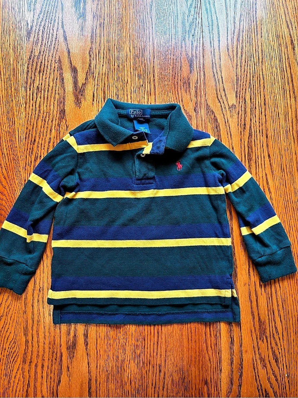 Polo by Ralph Lauren Boys 2T Striped Polo Shirt